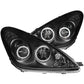 Anzo 2002-2003 Lexus Es300 Projector Headlights w/ Halo Black
