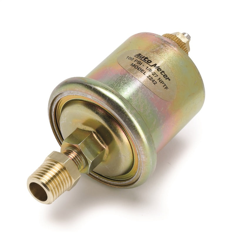 AutoMeter Gauge Quad 3-3/8in. 0 Ohm(e) to 90 Ohm(f)Elec Antique Beige 1814