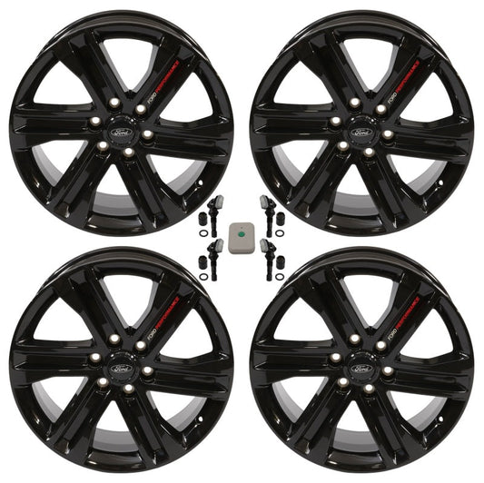 Ford Racing 2024 F-150 20x8.5in Gloss Black Wheel Kit M-1007K-S2085F15BA