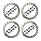 Ford Racing 17-18 / 21 F-150 Raptor (w/35in Tire) Functional Bead Lock Ring Kit - Style 1 M-1021K-BL1