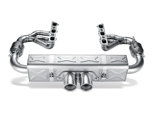 Akrapovic 06-09 Porsche 911 GT3/RS 3.6 Evolution Race Line w/ Header (Titanium) w/ Titanium Tips S-PO997GT3ER