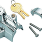 Bikers Choice Motorcycle Helmet Lock-Chrome 492970