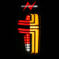 ANZO 21-24 Chevy Suburban/Tahoe Full LED Tail Lights SeqSig Black - Pair 311483A