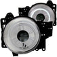 Anzo 2007-2013 Toyota Fj Cruiser Projector Headlights w/ Halo Chrome