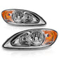 ANZO 2008-2016 International Prostar Crystal Headlights Chrome Housing 131033