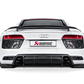 Akrapovic 16-17 Audi R8 5.2 FSI Coupe/Spyder Slip-On Line (Titanium) w/ Carbon Titanium Tips S-AUR8SO3-T