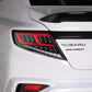 OLM Spec-AR LED Taillights (Clear Lens/Black Base/Red Bar) - 2022+ WRX