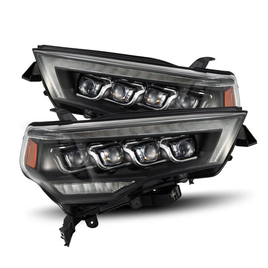 AlphaRex 14-22 Toyota 4Runner (2021 Req. Conv) NOVA LED Proj HL Blk w/Actv Light & Seq. Sig + SB DRL 880808 *Discontinued