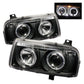 Spyder Volkswagen Jetta III 93-98 Projector Headlights LED Halo Blk High H1 Low H1 PRO-YD-VJ93-HL-BK 5012197