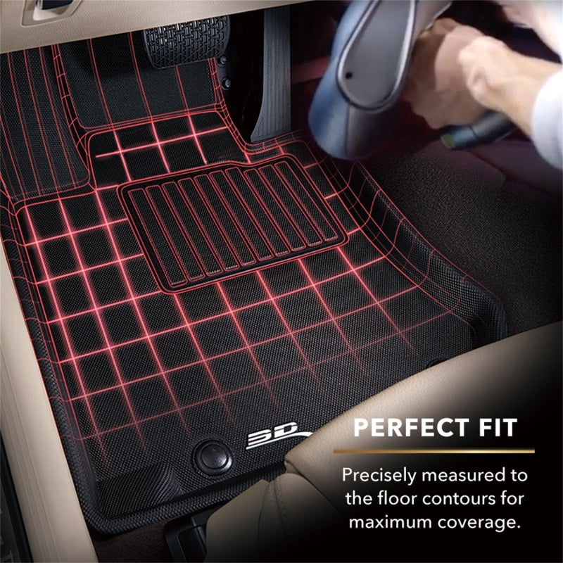 3D MAXpider 12-19 BMW 1 Series Kagu Floor Mat- Black R1 L1BM03611509