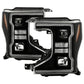 SPYDER Signature 20-22 Ford F250/F350 (Halogen) Proj. Headlights - Black (PRO-YD-FS20HALSI-SEQ-BK) 5088628