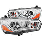 Anzo 2008-2015 Mitsubishi Lancer Projector Headlights w/ Halo Chrome (CCFL)