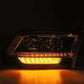 AlphaRex 09-18 Dodge Ram 2500 LUXX LED Proj Headlights Plank Style Black w/Activ Light/DRL 880526 *Discontinued