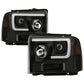 Spyder 05-07 Ford F250/350/450 Super Duty Projector LED Black PRO-YD-FS05V2PL-BK 5087911