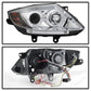 Spyder BMW Z4 03-08 Projector Headlights Halogen Model Only - LED Halo Chrome PRO-YD-BMWZ403-HL-C 5029089