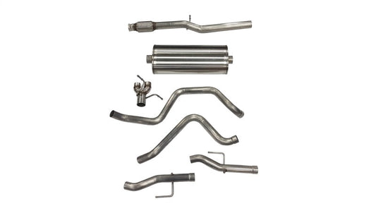 Corsa 19+ GM Silverado/Sierra 5.3L V8 3in Dual Rear Exit 157in Wheelbase Catback - Sport (No Tips) 21043