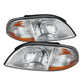 SPYDER Xtune Ford Windstar 99-03 Crystal Headlights Chrome HD-JH-FWIN99-AM-C 9025457