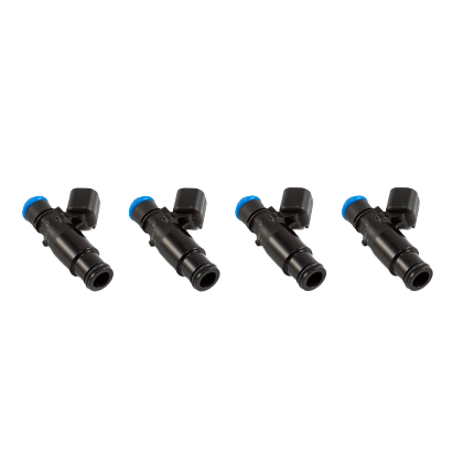 Injector Dynamics 1340cc Injectors - 48mm Length - 14mm Black Bottom - 14mm Lower O-Ring (Set of 4)