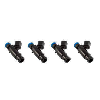 Injector Dynamics 1340cc Injectors - 48mm Length - 14mm Black Bottom - 14mm Lower O-Ring (Set of 4)