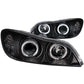 Anzo 2000-2004 Infiniti I30 Projector Headlights w/ Halo Black