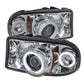 Spyder Dodge Dakota 97-04/Durango 98-03 1PC Projector Headlights LED Halo LED Chrm PRO-YD-DDAK97-C 5009791