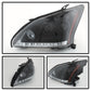 Spyder Lexus RX330 2004-2006 Projector Headlights Halogen Model- DRL LED Blk PRO-YD-LRX35004-DRL-BK 5076779