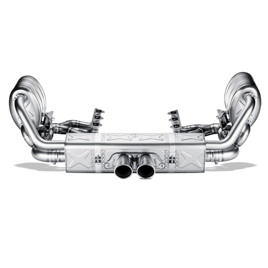 Akrapovic 06-09 Porsche 911 GT3/RS 3.6 Evolution Line w/ Header (Titanium) w/ Titanium Tips S-PO997GT3E