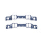 Cometic Gasket Cometic Chevy Gen1 Small Block V8 .031in Fiber Intake Mani Gskt Set-1.350in x 2.250in Port C5541-031