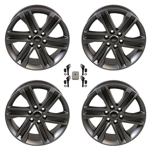 Ford Racing 2024+ Ford F-150 20in x 8.5in Dark Alloy Wheel Kit M-1007K-S2085F15A