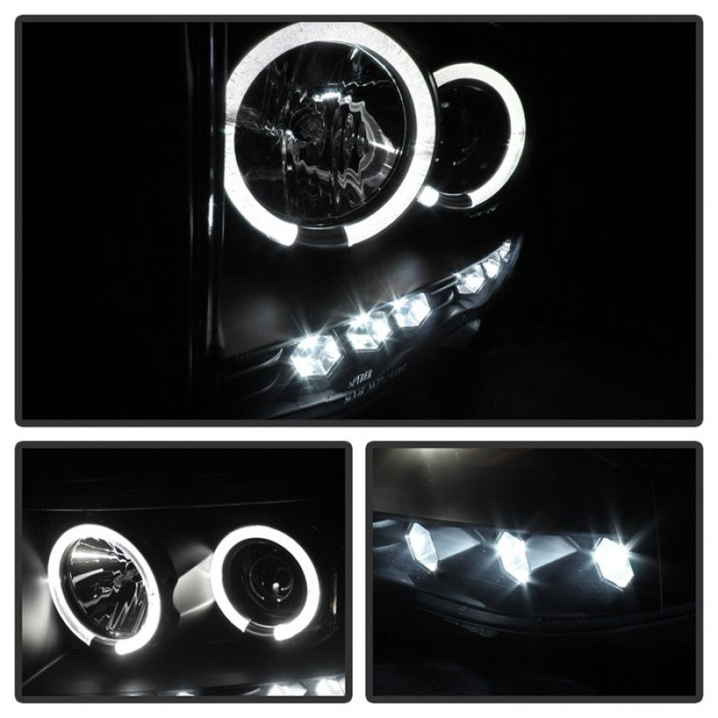 Spyder Dodge Ram 1500 02-05/Ram 2500 03-05 Projector Headlights LED Halo LED Blk PRO-YD-DR02-HL-BK 5009975