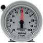 AutoMeter Tachometer Gauge 10K RPM 3 3/4in Pedestal w/Ext. Shift-Light - Silver Dial/Black Case 233909