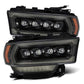 AlphaRex 19-21 Ram 2500 NOVA LED Proj Headlights Plank Style Alpha Blk w/Activ Light/Seq Signal/DRL 880552 *Discontinued