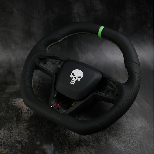 2021-2023 Tesla Model S / Model X / Plaid Yoke to Full-Wheel Conversion  Custom Steering Wheel by Exclusive Steering
