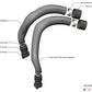 Eventuri BMW F8X M2C M3 M4 S55 Black Carbon Charge Pipe Set - Gloss