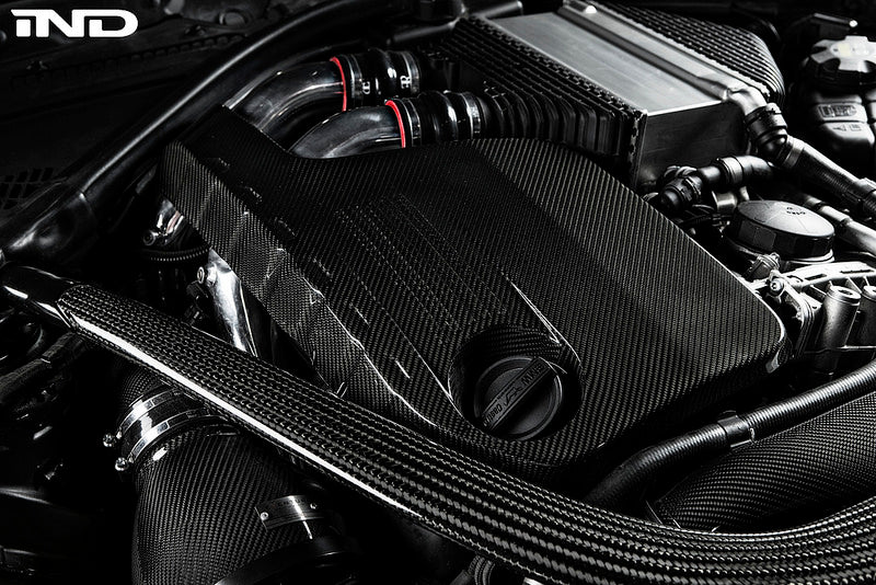 Eventuri BMW F8X M3 / M4 S55 Black Carbon Engine Cover