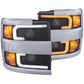 Anzo Projector Headlights 15-17 Chevrolet Silverado 2500HD / 3500HD Black w