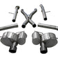 Corsa 12-20 Jeep Grand Cherokee SRT 2.75in Dual Rear Xtreme Cat-Back Exhaust - Black PVD Tip Finish 21058BLK