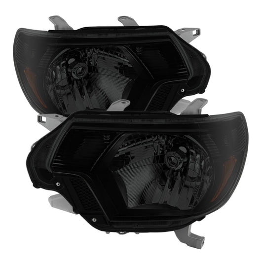 SPYDER Xtune Toyota Tacoma 2012-2015 OEM Style Headlights Black Smoked HD-JH-TTA12-AM-BSM 9031076
