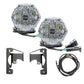 ARB Jeep JL/JT SAE Only Plug N Play Fog Light Kit (Bumper Kit) - White V3JW2KWSO