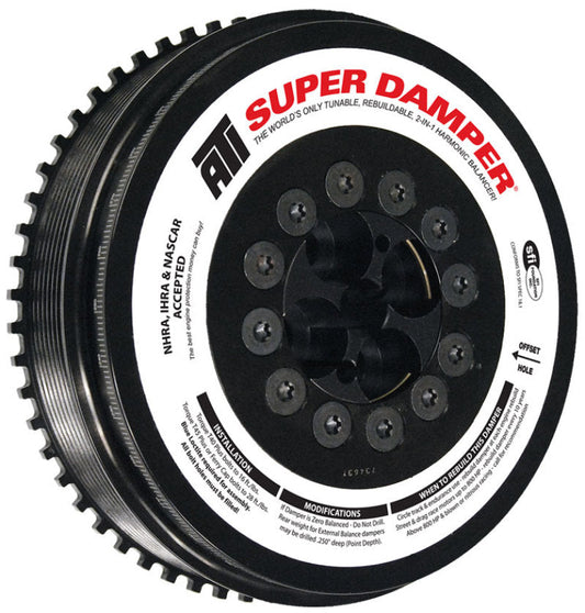 ATI Damper - 7.98in - Steel - 8 Grv - Cummins - 07.5-15 6.7L w/Reluctor Wheel - 3 Ring Hvy - Diesel ATI917375