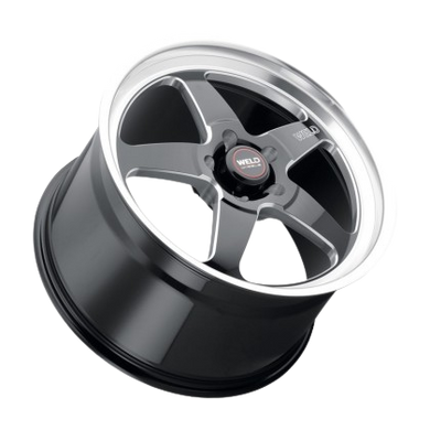 Weld S156 17x7 Ventura 6 Drag 6x139.7 ET00 BS4.00 Gloss BLK MIL DIA 106.1