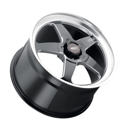 Weld S155 17x10 Ventura Drag 5x112 ET40 BS7.1 Gloss BLK MIL DIA 78.1