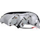 Anzo 1996-1998 Honda Civic Projector Headlights w/ Halo Black