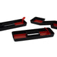 Ford Racing 2021+ Bronco Grille Lettering Overlay Kit - Black M-1447-BLMB