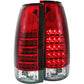 Anzo 1999-2000 Cadillac Escalade LED Taillights Red/Clear