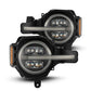 AlphaRex 21-23 Ford Bronco NOVA LED Projector Headlights Black 880260 *Discontinued