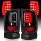 ANZO 1994-2001 Dodge Ram 1500 LED Taillights Plank Style Black w/Clear Lens 311339