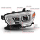 Anzo  2016-2017 Toyota Tacoma Projector Headlights w/ Plank Style