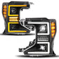 ANZO 20-22 Ford Super Duty (Halogen) Z-Series Full LED Proj Headlights SeqSig - Driver Side ONLY 111620X-L