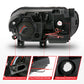 Anzo 2008-2014 Dodge Challenger Projector Headlights w/ Halo Black (CCFL)